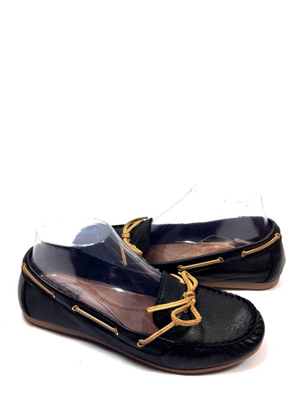 MIZ MOOZ LEATHER SLIP ON MOCCASINS BRANDY 37EU / 7US NEW # T 262